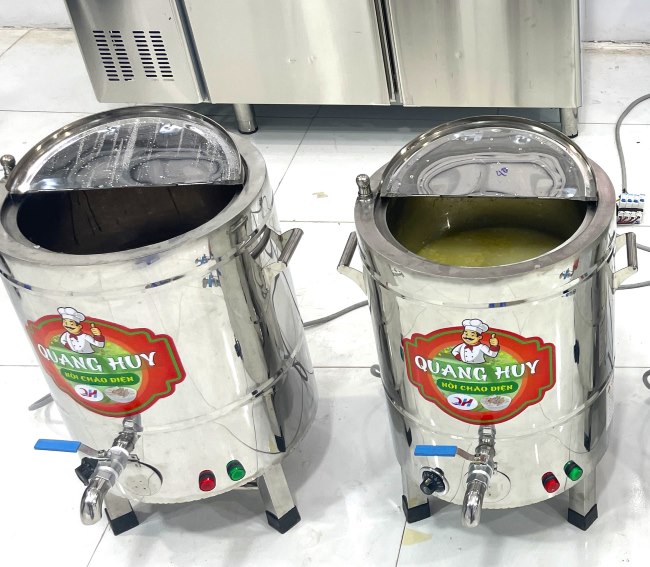 Lựa chọn dung tích nồi cháo