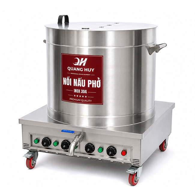 Nồi nấu phở 200 lít inox 304 NP200-X