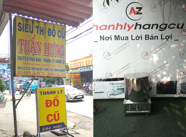 Đồ cũ Tuấn Hưng thanh l&yacute; nồi phở
