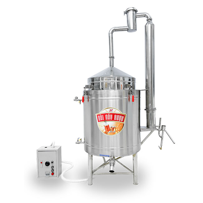 Nồi nấu rượu bằng điện 30kg tiện lợi