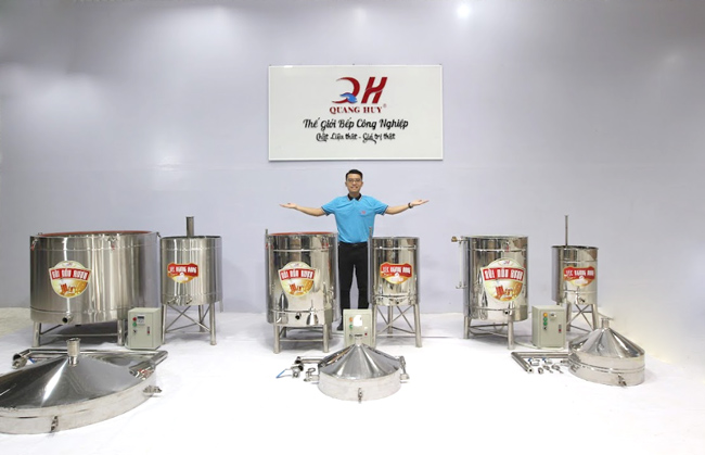 Nồi nấu rượu bằng điện Quang Huy