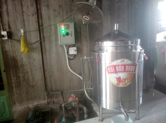 Feedback của khách hàng về nồi rượu 30kg