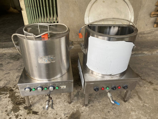 Nồi phở điện thanh l&yacute; tại Nam Định