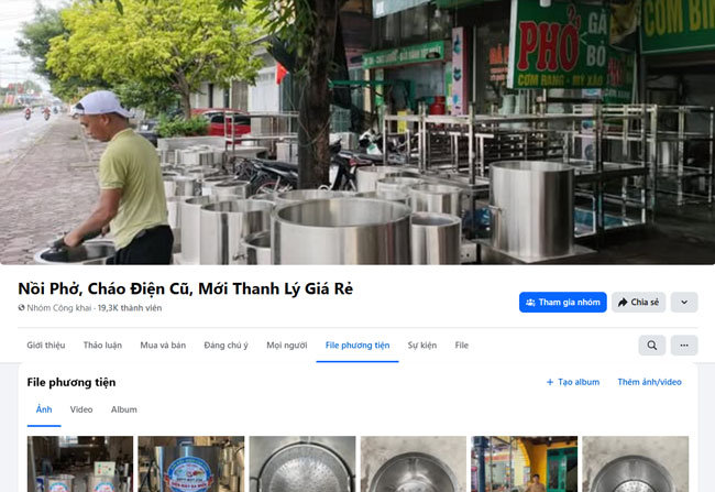 Hội nh&oacute;m thanh l&yacute; nồi phở online