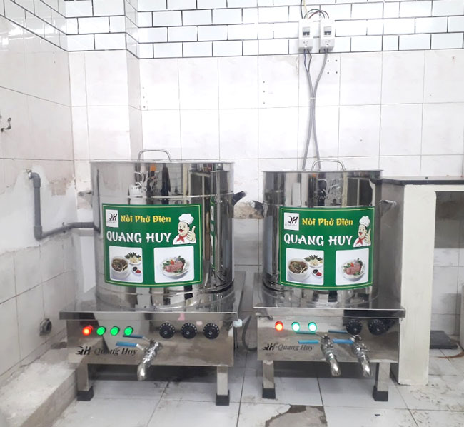 Nồi phở điện 2 ngăn 80L