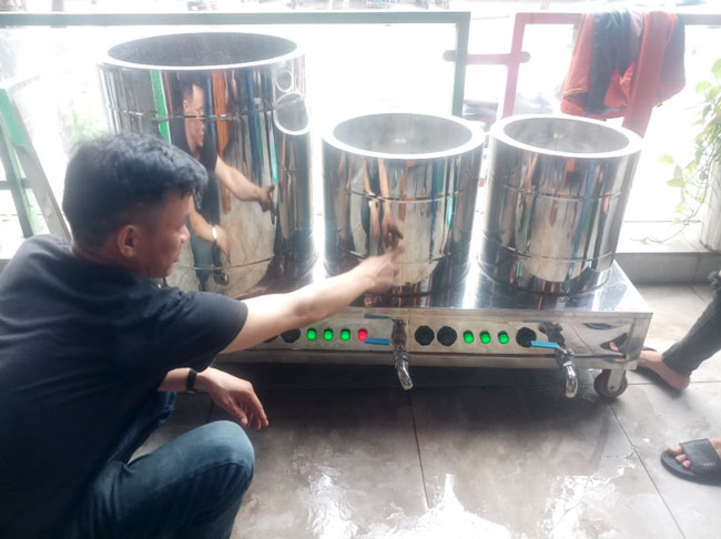 Bộ 3 nồi phở điện 30-80-100L