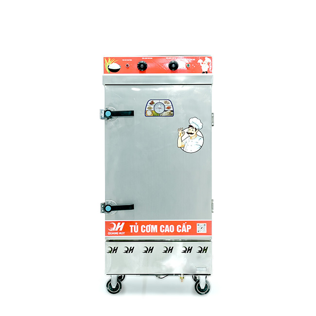 Tủ cơm công nghiệp điện 10 khay inox 201 TC10DL-NK