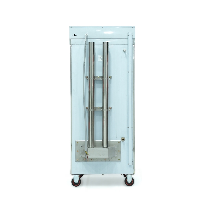 Tủ cơm công nghiệp điện gas 10 khay inox 304 TC10DGL-VN