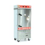 Tủ cơm công nghiệp điện gas 10 khay inox 304 TC10DGL-VN