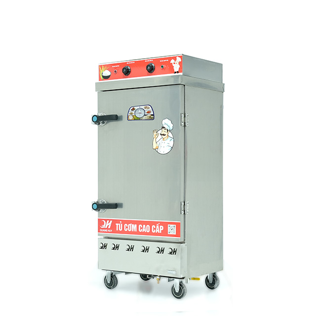 Tủ cơm công nghiệp điện 10 khay inox 201 TC10DL-NK