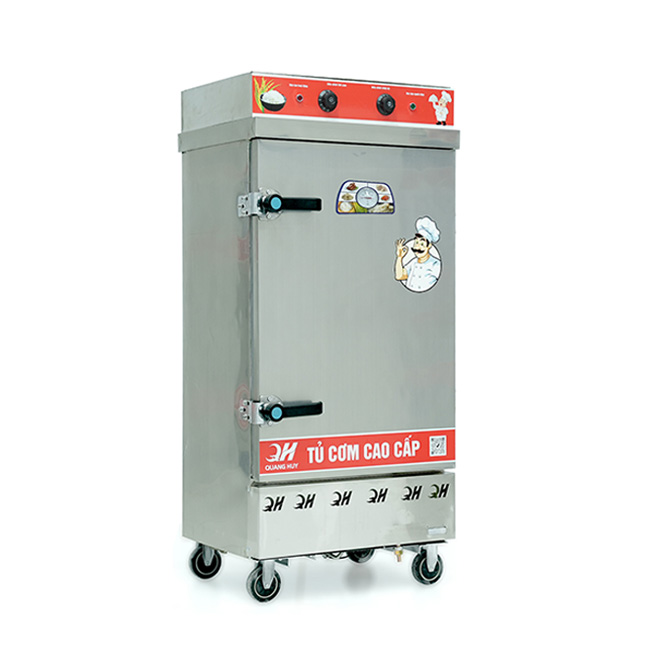 Tủ cơm công nghiệp điện 10 khay inox 201 TC10DL-NK