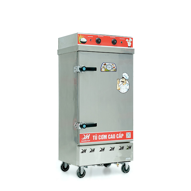 Tủ cơm công nghiệp điện 10 khay inox 201 TC10DL-NK