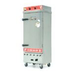 Tủ cơm công nghiệp điện gas 12 khay inox 201 TC12DGL-NK
