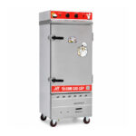 Tủ cơm công nghiệp điện gas 12 khay inox 304 TC12DGL-VN