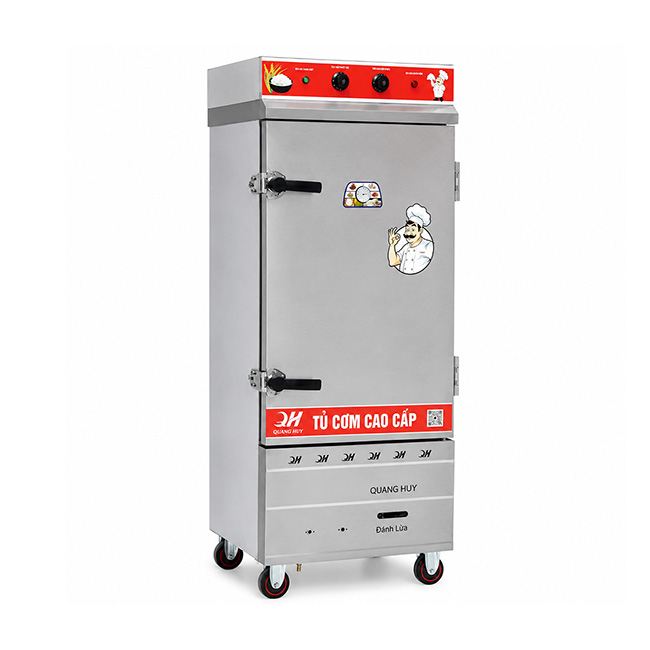 Tủ nấu cơm 12 khay công nghiệp