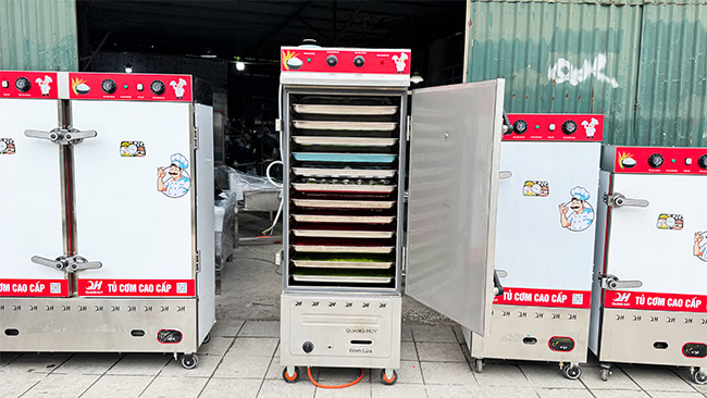 Tủ cơm 12 khay Quang Huy giá tốt