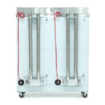 Tủ cơm công nghiệp điện gas 24 khay inox 201 TC24DGL-NK