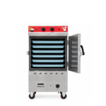 Tủ cơm công nghiệp điện gas 6 khay inox 304 TC6DGL-VN