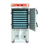 Tủ cơm công nghiệp điện gas 8 khay inox 304 TC8DGL-VN