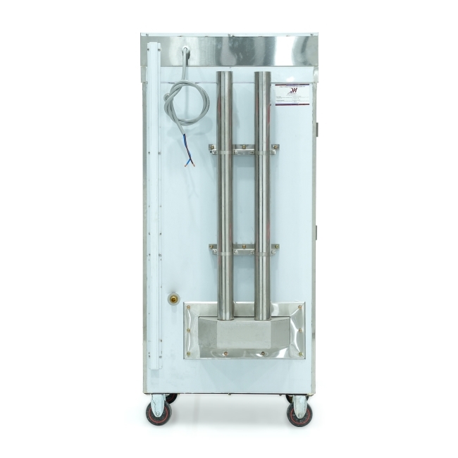 Tủ cơm công nghiệp điện gas 8 khay inox 304 TC8DGL-VN