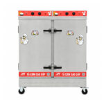 Tủ cơm công nghiệp điện 24 khay inox 304 TC24DL-VN