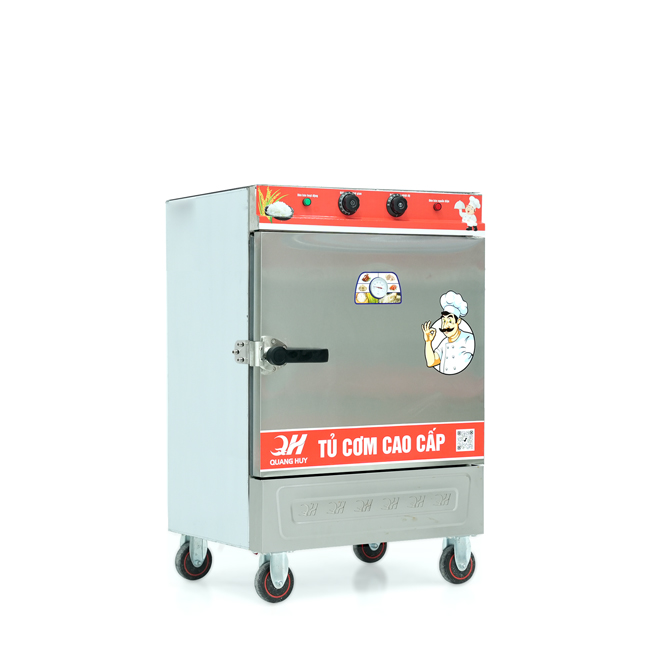 Tủ cơm công nghiệp điện 6 khay inox 304 TC6DL-VN