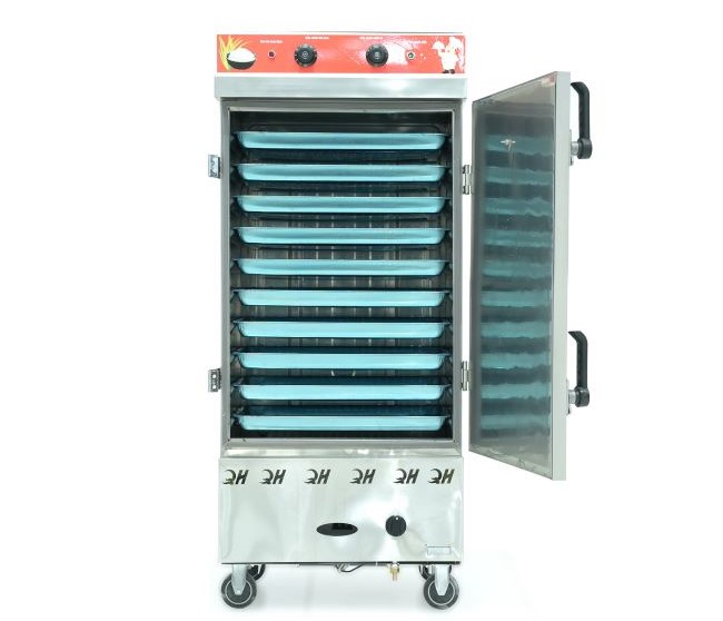 Lợi &iacute;ch tủ cơm c&ocirc;ng nghiệp điện gas 10 khay 