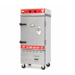 Tủ cơm công nghiệp điện gas 10 khay inox 304 TC10DGL-VN