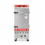 Tủ cơm công nghiệp điện gas 12 khay inox 201 TC12DGL-NK