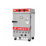 Tủ cơm công nghiệp điện gas 6 khay inox 201 TC6DGL-NK