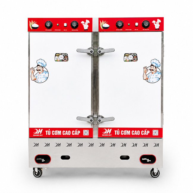 Tủ nấu cơm 24 khay công nghiệp