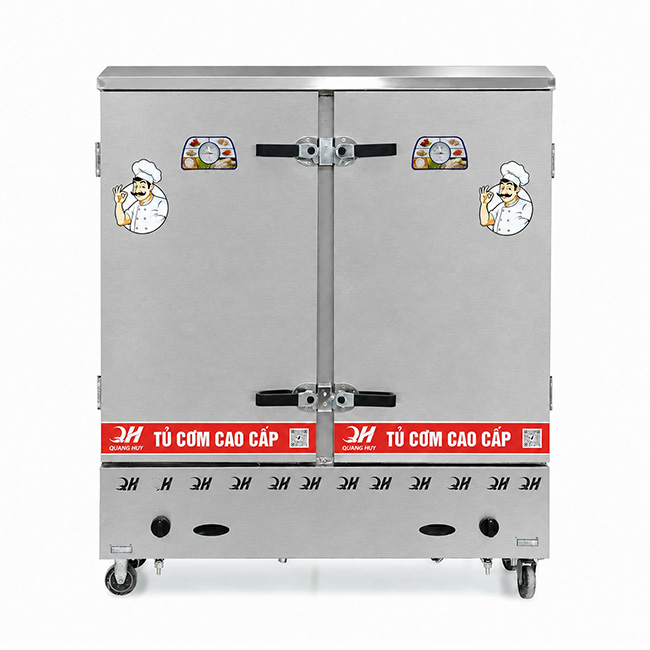 Tủ nấu cơm 24 khay công nghiệp