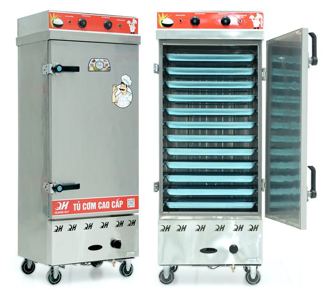 Tủ cơm điện gas 12 khay tiết kiệm