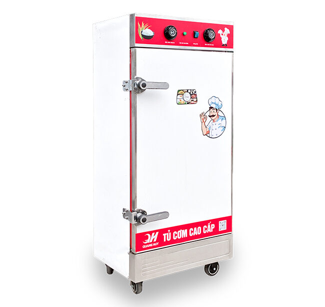 Tủ nấu cơm 10 khay chạy điện