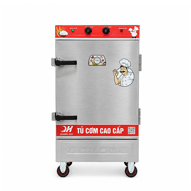 Tủ nấu cơm 8 khay công nghiệp
