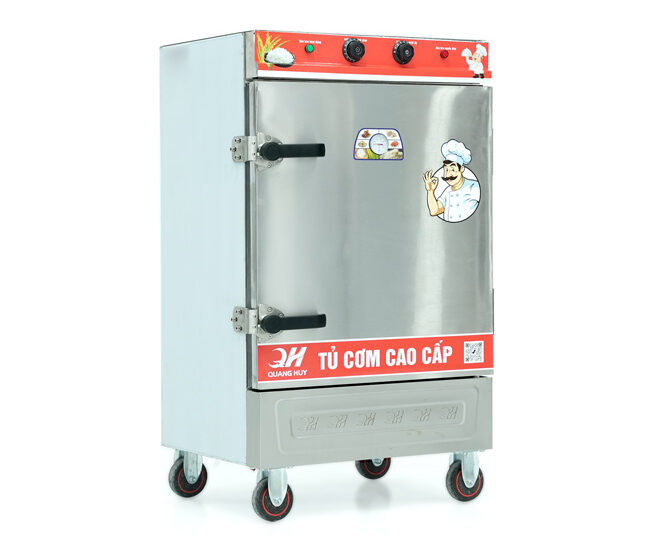 Tủ nấu cơm 8 khay dùng điện
