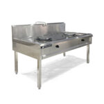 Bếp Á 2 họng 1500x800mm inox 304 BA2H1.5M-VN