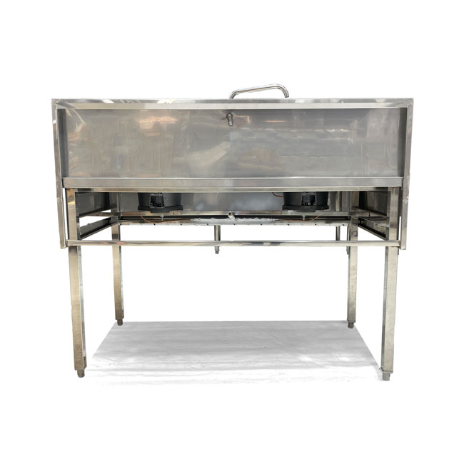 Bếp Á 2 họng 1500x800mm inox 304 BA2H1.5M-VN