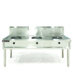 Bếp Á 3 họng 2000x800mm inox 304 BA3H2M-VN