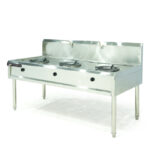 Bếp Á 3 họng 2000x800mm inox 304 BA3H2M-VN