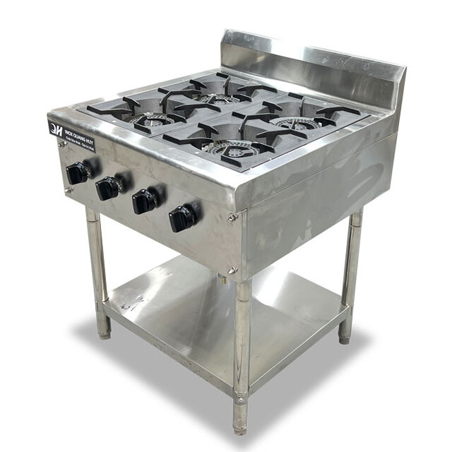 Bếp Âu 4 họng gas 680x710mm inox 201 BÂ4H-VN