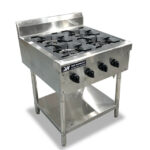 Bếp Âu 4 họng gas 680x710mm inox 201 BÂ4H-VN