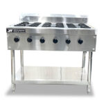 Bếp Âu 6 họng gas 980x710mm inox 201 BÂ6H-VN