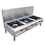 Bếp hầm 3 họng gas 1800x750mm inox 304 BHG3-VN