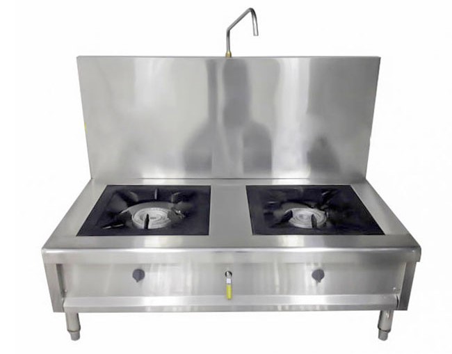 Bếp hầm gas 2 họng