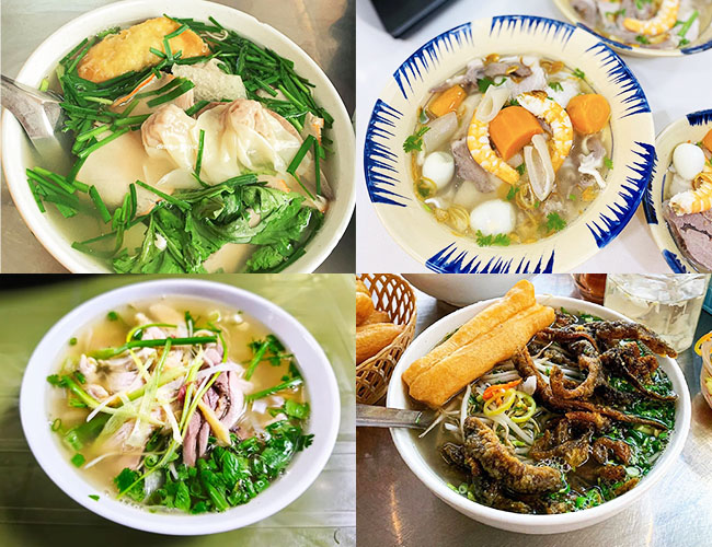Các món nước nấu bằng nồi phở điện 3 ngăn 300L