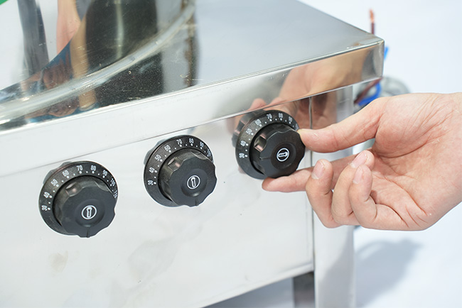 Cài đặt chế độ gia nhiệt