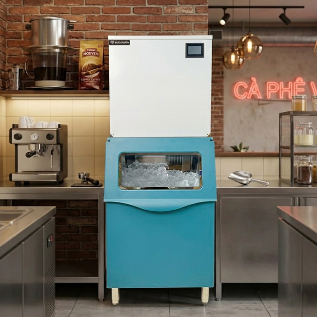 Máy Làm Đá Viên 368kg cho quán cafe
