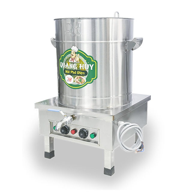 Nồi nấu phở điện 50L inox xước 304 NP50