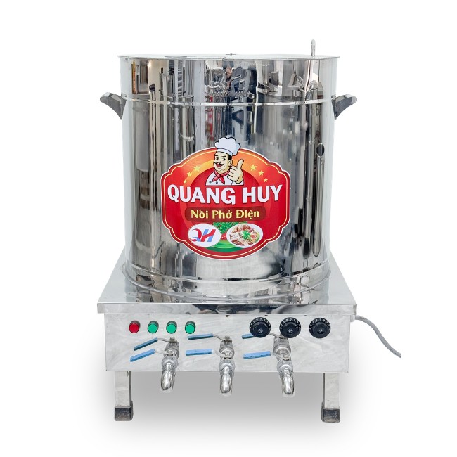 Nồi phở điện 3 ngăn 120L phù hợp với nhiều mô hình